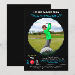 Golf Feest Uitnodiging