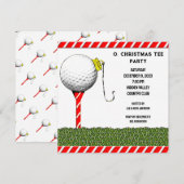 Golf Feest Uitnodigingen (Voorkant / Achterkant)