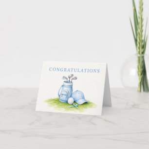Golf Felicitaties voor Baby Golfer Het is een Jong Kaart