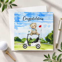 Golf Felicitaties voor Baby Golfer Het is een Jong