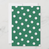 Golf Festive Holiday Party Joy Typography Green Kaart (Achterkant)