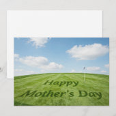 Golf Fijne Moederdag op golfbaan (Voorkant / Achterkant)