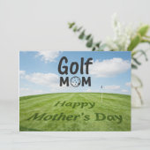 Golf Fijne Moederdag op golfbaan (Staand voorkant)