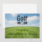 Golf Fijne Moederdag op golfbaan (Voorkant / Achterkant)