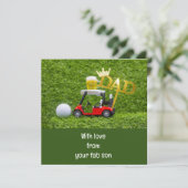 Golf Fijne Vaderdag  Kaart (Staand voorkant)