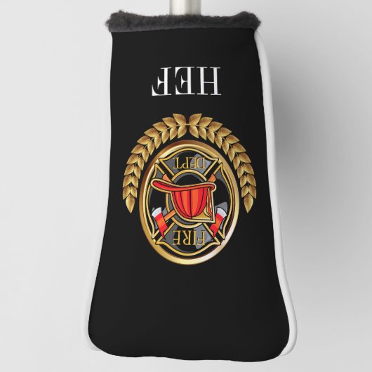Golf Fire Department Monogram Golfheadcover (Draai 90)