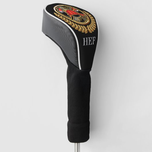 Golf Fire Department Monogram Golfheadcover (Schuin)