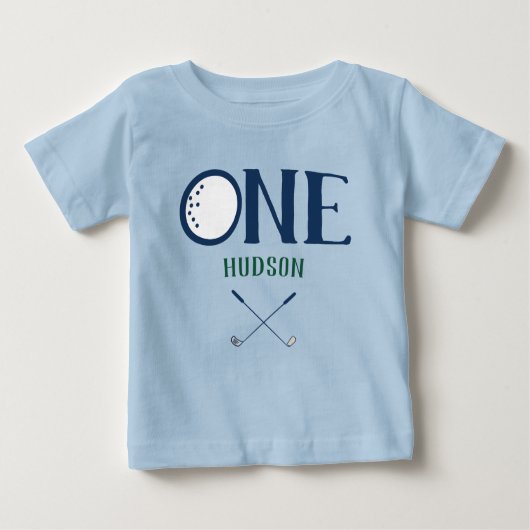 Golf First Birthday Custom Shirt (Voorkant)