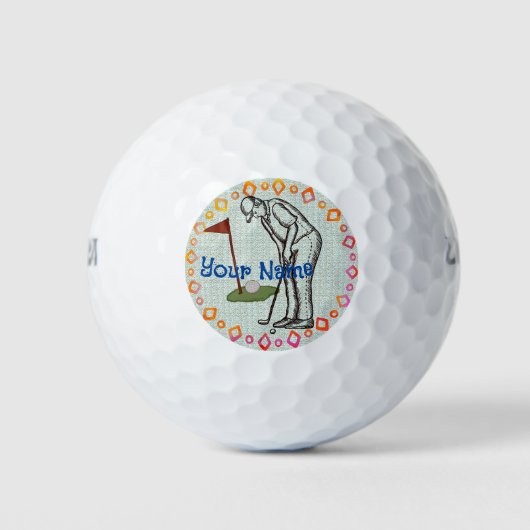 Golf Flag Golfballen (Voorkant)