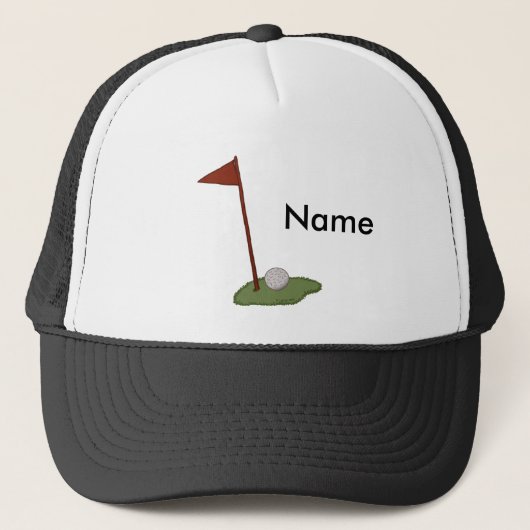 Golf Flag Trucker Pet (Voorkant)