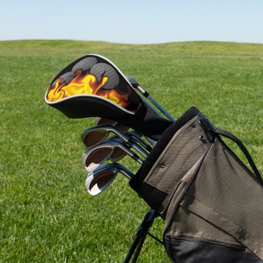 Golf Flames Golfheadcover (Insitu)