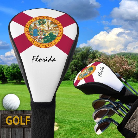 Golf Florida & Florida vlag/Golf Clubs Hoesjes Golfheadcover