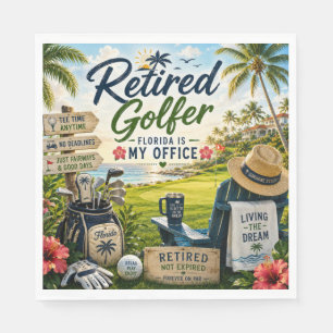 GOLF Florida PENSIOEN Afslaan ParTee voor golfer Servet