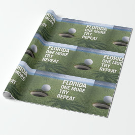 Golf Florida thema Cadeaupapier