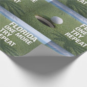 Golf Florida thema Cadeaupapier (Hoek)