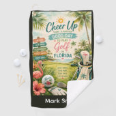 Golf Florida thema Golfhanddoek (Insitu)