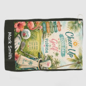 Golf Florida thema Golfhanddoek (Horizontaal)