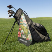 Golf Florida thema Golfhanddoek (Groen)