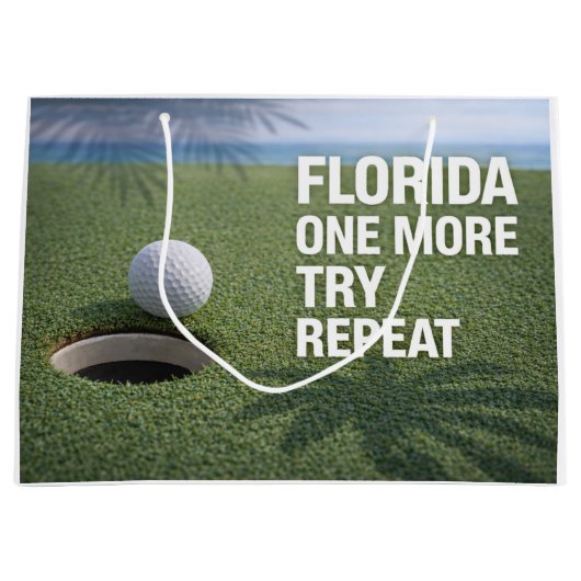 Golf Florida thema Groot Cadeauzakje (Voorkant)