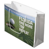 Golf Florida thema Groot Cadeauzakje (Voorkant Gekanteld)