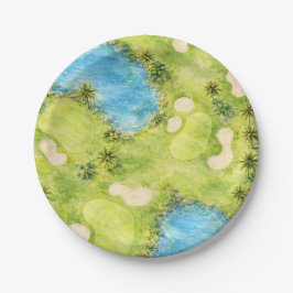 Golf Florida thema  Papieren Bordje