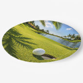 Golf Florida thema  Papieren Bordje (Gekanteld)