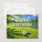 Golf Florida Thema Verjaardag Briefkaart (Voorkant / Achterkant)