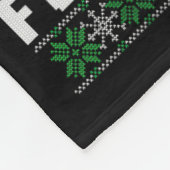 Golf For Everybody Santa Ugly Christmas Golfing  Fleece Deken (Hoek)