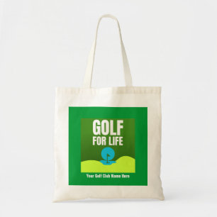 "Golf for Life" Gepersonaliseerd Golf Canvas tas