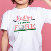 Golf Fore 4th Birthday Kinder Shirts