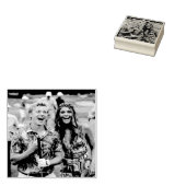 Golf Foto Aanpassen Personaliseer Rubberstempel (Gestempeld)