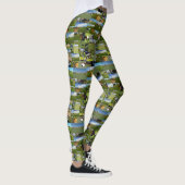 Golf, Foto Collage, Dames Leggings (Rechts)