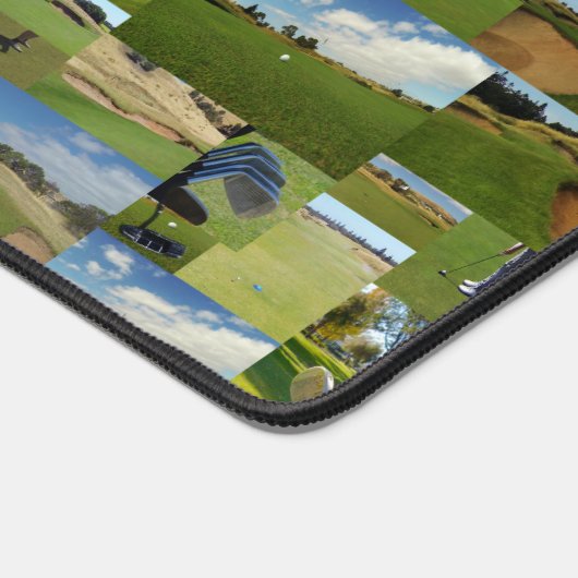 Golf Foto Collage, Desk Mat (Hoek)