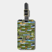 Golf, Foto Collarge, Bagagelabel (Voorkant verticaal)