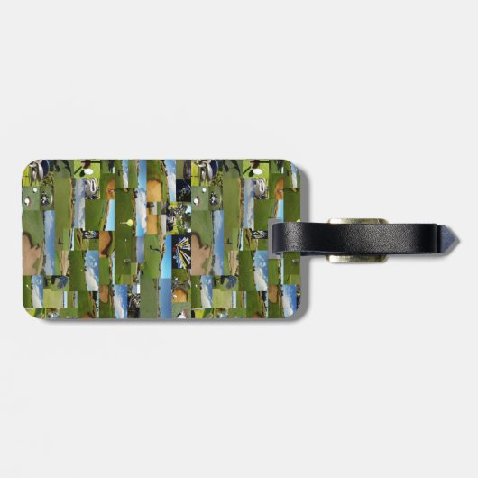 Golf, Foto Collarge, Bagagelabel (Achterkant horizontaal)