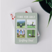 Golf Fotocollage Golvende Vader Speelkaarten