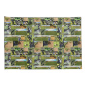 Golf Fotocollage,   Kussensloop (Achterkant-Rechts)