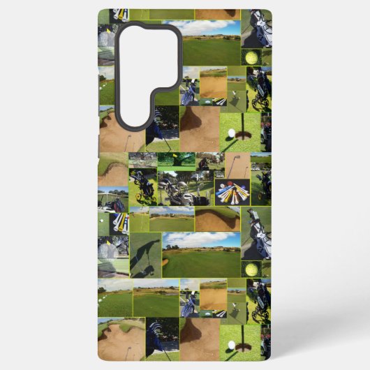 Golf Fotocollage, Samsung Galaxy Hoesje (Achterkant)