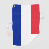 Golf Frankrijk & Franse vlag, Golfing Paris/Sport Golfhanddoek (Insitu)
