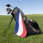 Golf Frankrijk & Franse vlag, Golfing Paris/Sport Golfhanddoek<br><div class="desc">Sport/Golf Towel: Frankrijk & Franse vlag golfende mode - houd van mijn land,  reizen,  golfvakantie,  patriotten/sportfans</div>