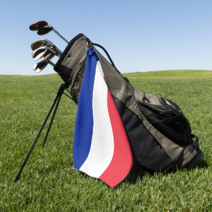 Golf Frankrijk & Franse vlag, Golfing Paris/Sport Golfhanddoek