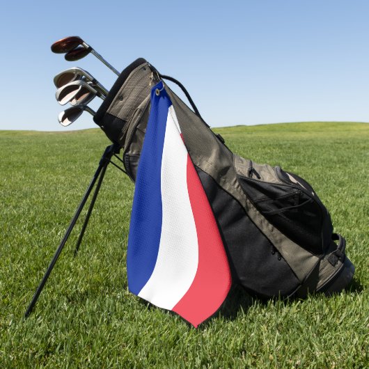 Golf Frankrijk & Franse vlag, Golfing Paris/Sport Golfhanddoek (Groen)