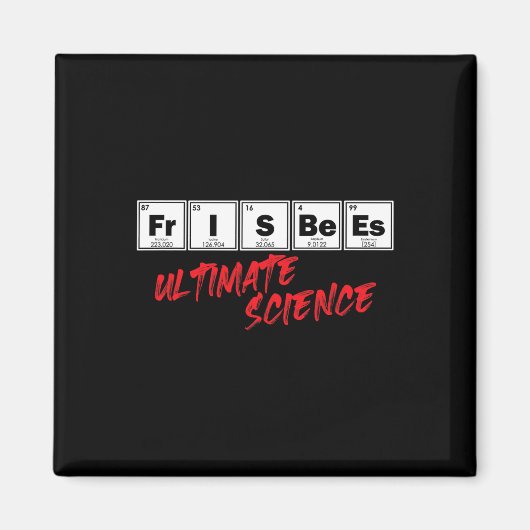 Golf Frisbees Ultimate Science Schijf Periodiek Sy Magneet (Voorkant)
