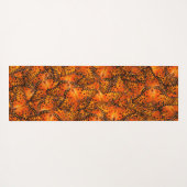 Golf fritillaire vlinders sinaasappel bruin yogamat (Achterkant (horizontaal))
