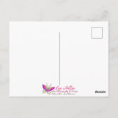 Golf Fritillary ook bekend als Passievlinder op Gu Briefkaart (Achterkant)