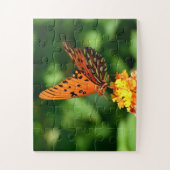 Golf fritillary Vlinder Uitgestrekt Legpuzzel (Verticaal)