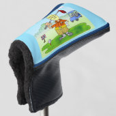 Golf Funny Cartoon Golfheadcover (3/4 voorkant)