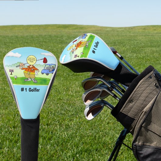 Golf Funny Cartoon Golfheadcover