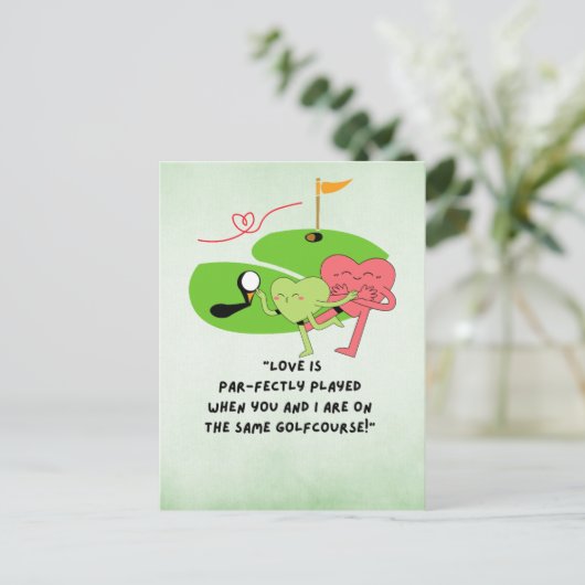 Golf Funny Gezegde Citaten voor Golfer Briefkaart (Staand voorkant)