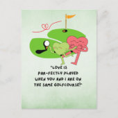 Golf Funny Gezegde Citaten voor Golfer Briefkaart (Voorkant)